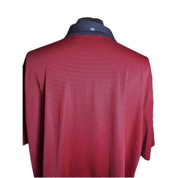 Cutter And Buck NY Yankee Emblem Men’s Red/Navy Golf polo 3 XL - Picture 3 of 7